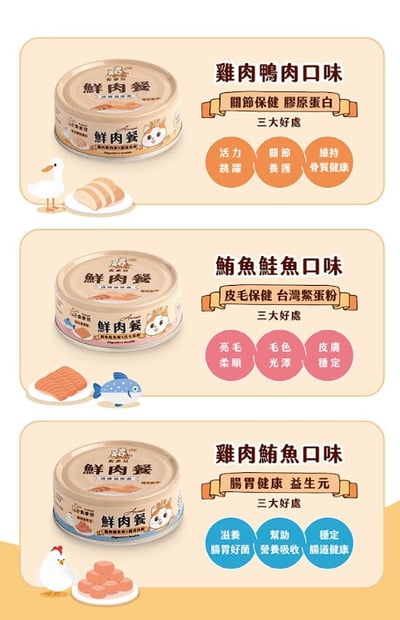 安奈兒｜鮮肉餐營養主食罐｜全齡貓適用｜80g4
