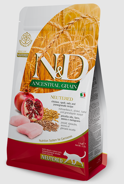 【每個月15號預購日】法米納Farmina｜N&D天然低榖系列貓糧9