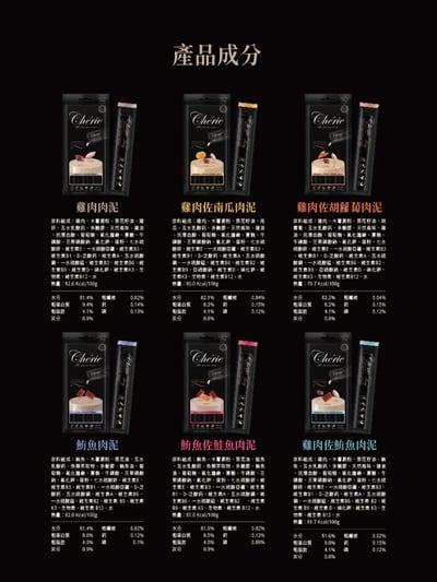 Cherie 法麗- 全照護主食肉泥系列｜12g x49