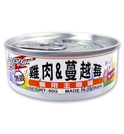 PURRFACT 波菲特 波菲特貓用 無穀 低磷 主食罐 80g3