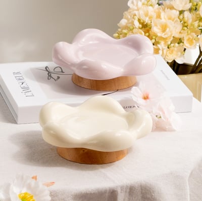 超凝小姐｜春日花與貓系列 餐盤3