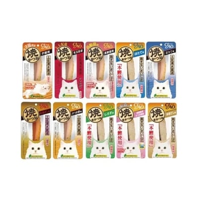 CIAO 啾嚕肉泥膏 柴魚片 宗田鰹燒魚柳條7