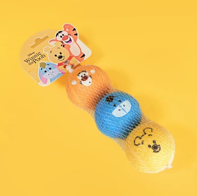 HEROMAMA 小熊維尼系列 好朋友啾啾彈力球 | 狗狗彈力球1