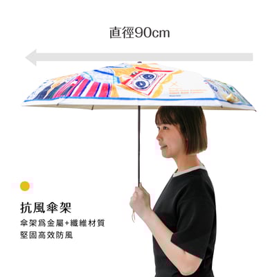 翡冷翠文創 波隆那插畫輕便折傘9