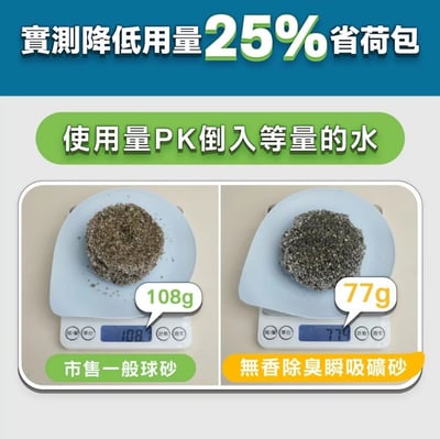 整箱免運| 臭味滾無香除臭瞬吸礦砂4kg10