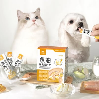 汪喵星球｜ 魚油保健純肉泥10