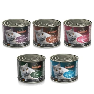 德國 LEONARDO 里奧納多 精燉鮮肉主食貓罐 200g/400g1
