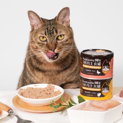 DogCatStar 汪喵星球 貓用 FANTASTIC 98% 鮮肉無膠主食罐 80g&165g6