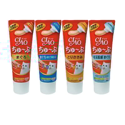 CIAO 啾嚕肉泥膏 柴魚片 宗田鰹燒魚柳條2