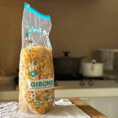 GIBONE 滑軌式夾鏈袋花朵款 出國收納袋收納小物收納玩具食物密封袋7