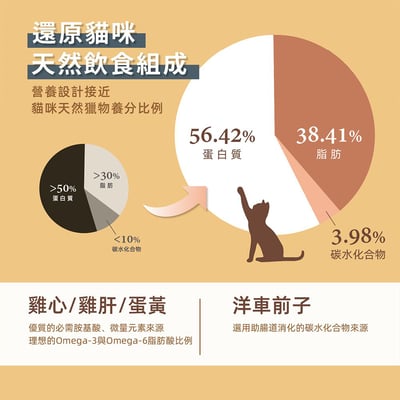 hojja 賀家 98%純肉米其林凍乾雞肉主食糧 550g6