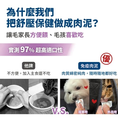 HEROMAMA 【毛掌醫學】好情緒 保健肉泥 | 寵物舒壓保健 貓狗適用4