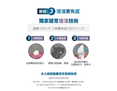 木入森MORESON 貓咪固齒麗 口滴劑 潔牙錠 寵物 口滴劑 牙齒乾淨 口腔清潔9