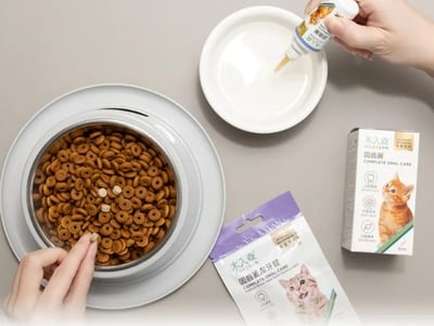 木入森MORESON 貓咪固齒麗 口滴劑 潔牙錠 寵物 口滴劑 牙齒乾淨 口腔清潔11