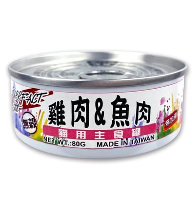 PURRFACT 波菲特 波菲特貓用 無穀 低磷 主食罐 80g4