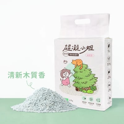 【免運】 超凝小姐｜益生菌除臭豆腐砂米粒型8