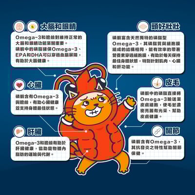 肉球世界 VCARE神奇的南極磷蝦油Krill oil7