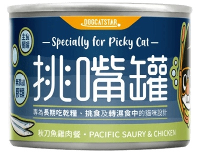 DogCatStar 汪喵星球 挑嘴貓無膠主食罐 80g&165g12