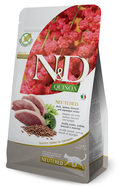 【每個月15號預購日】法米納Farmina｜N&D天然藜麥無穀機能系列貓糧17