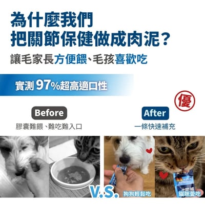 Heromama【毛掌醫學】護關節 保健肉泥 | 寵物關節保健 貓狗適用3