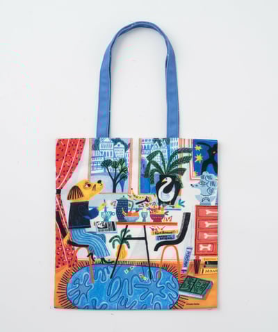 翡冷翠文創 波隆那小提袋《狗(外出)》1