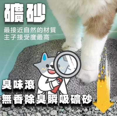 兩包體驗組| 臭味滾無香除臭瞬吸礦砂4kg3