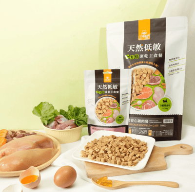 汪喵星球 貓咪 凍乾主食餐 (小方粒型)6