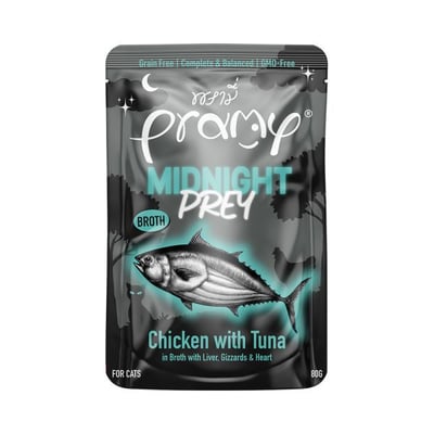 Pramy普拉 午夜饗宴 貓主食餐包 80g10