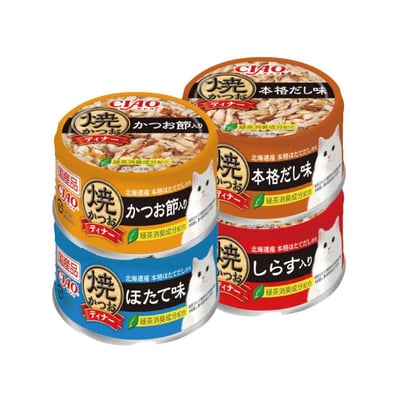 日本CIAO 北海道燒鰹魚罐系列 85g1