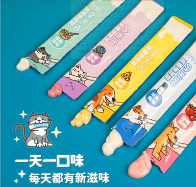 nu4PET陪心寵糧 犬貓 | Oh!Hi!YO無糖優格條 肉泥3