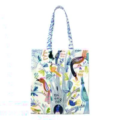 翡冷翠文創 愛聽音樂的貓 波隆那小提袋《泡泡糖第五大街》3