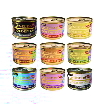 SEEDS惜時 GOLDEN CAT健康機能特級金貓餐罐 170g1
