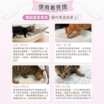 免運｜超凝小姐 益生菌除臭豆腐砂【居家小清新】8