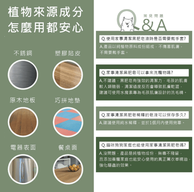 水魔素 【除垢超升級】萬用清潔黑肥皂液900ml【防蟑Ｘ浴室Ｘ廚房】6