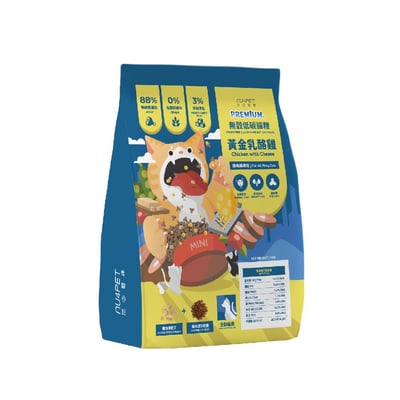 nu4PET陪心寵糧 全齡貓無穀低碳凍乾糧 | 黃金乳酪雞1