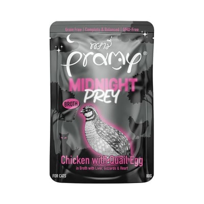 Pramy普拉 午夜饗宴 貓主食餐包 80g12