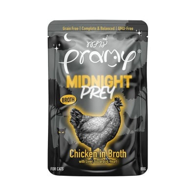 Pramy普拉 午夜饗宴 貓主食餐包 80g9