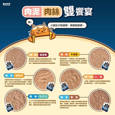 肉球世界 南極磷蝦大肉包主食餐包(貓)45g2