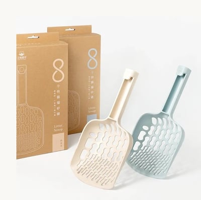 汪喵星球 排毛粉｜專利 8 字快篩貓砂鏟9