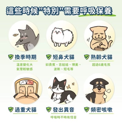 汪喵星球 呼吸道保健｜換季必備3