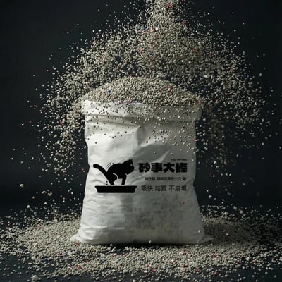 【免運】砂事大條  礦砂繁殖包 硬貓砂 礦砂 貓砂 量販包8