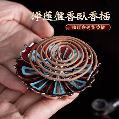 淨蓮盤香臥香插1