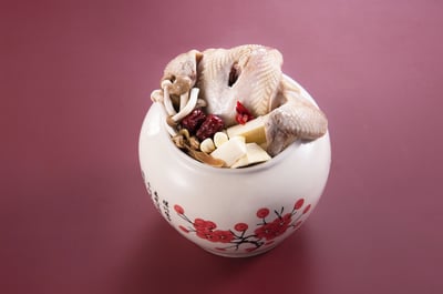 湘蓮黃金薯燉雞(含甕)1