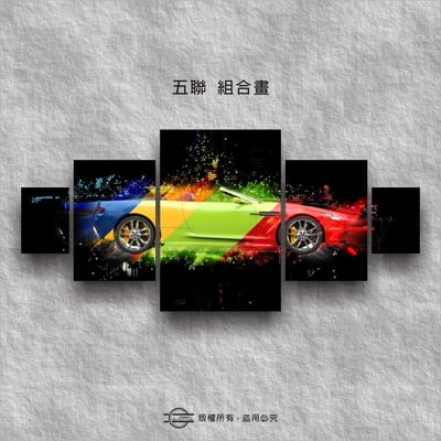 包邊油畫框組合畫4