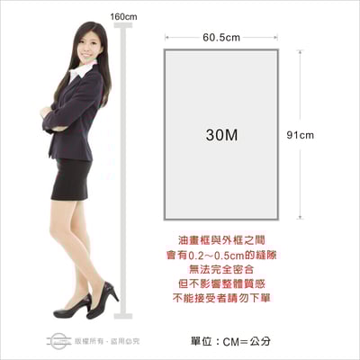 包邊油畫框＋外框組4