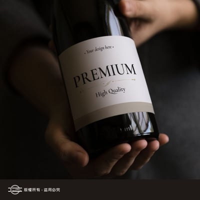 四邊形【銅版超黏貼紙】短邊2cm9