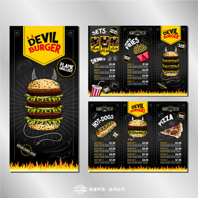 常用摺紙DM（A4／A3）DM.廣宣.簡介.MENU.型錄.表格.點菜單.派夾報…2