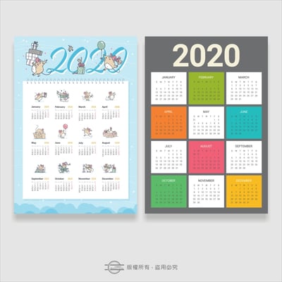 單張卡片（六款尺寸）卡紙系列11