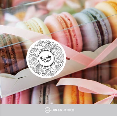 正圓形【白模造/赤牛皮】直徑1cm～9.5cm6