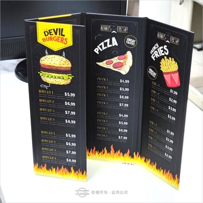 摺紙式（硬殼精裝）－整本印製1